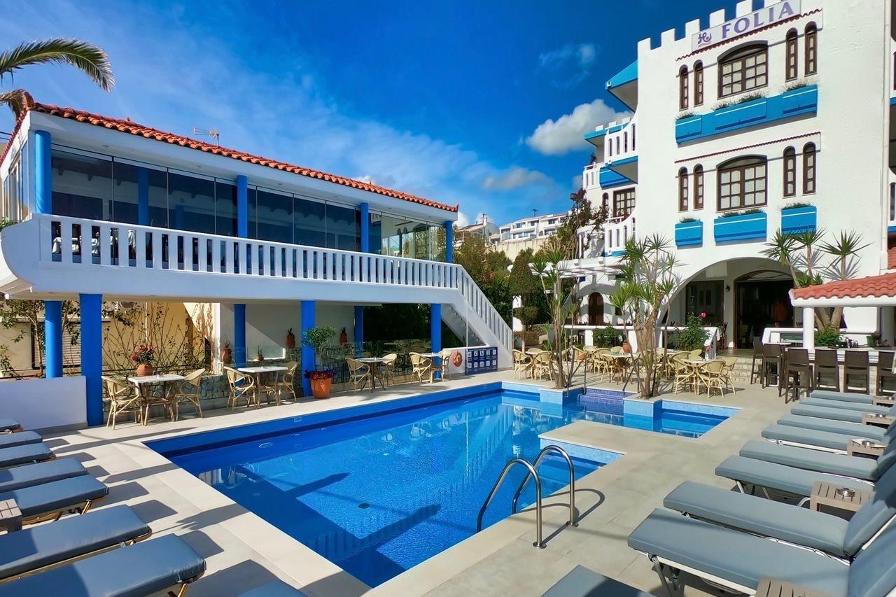 Skala Apartments Agia Marina Buitenkant foto